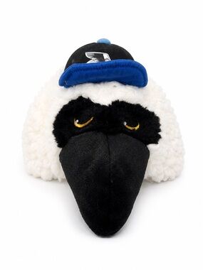 Team Heads Osprey Bird Plush Hat Animal Cap White Black Blue